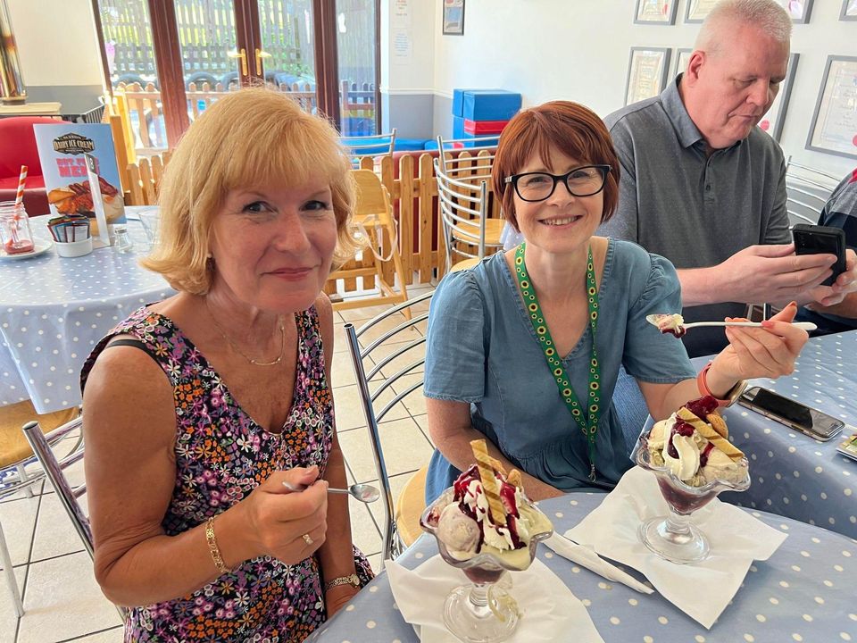 Gainsborough Social Group visit Blyton Ice Cream Parlour